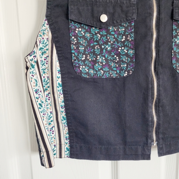 Vintage Wrangler Western‎ Wear Floral Zip Front Tank Vest - Picture 3 of 6